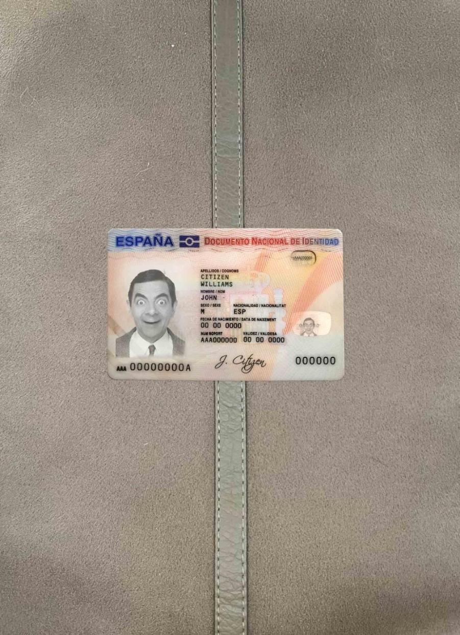 Realistic Spain ID photolook example